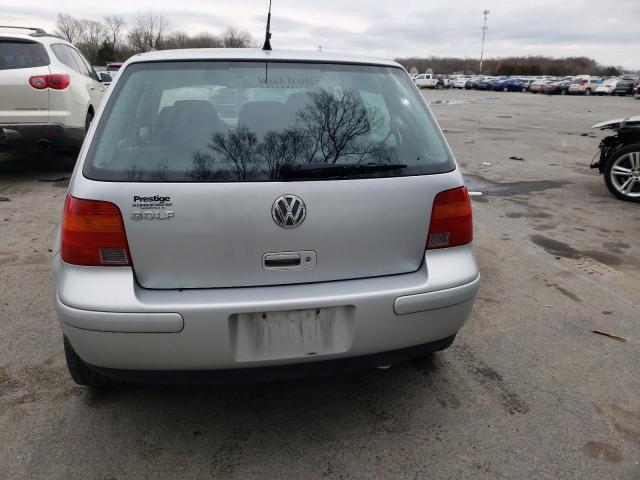 9BWFK61J834015590 - 2003 VOLKSWAGEN GOLF GL SILVER photo 6