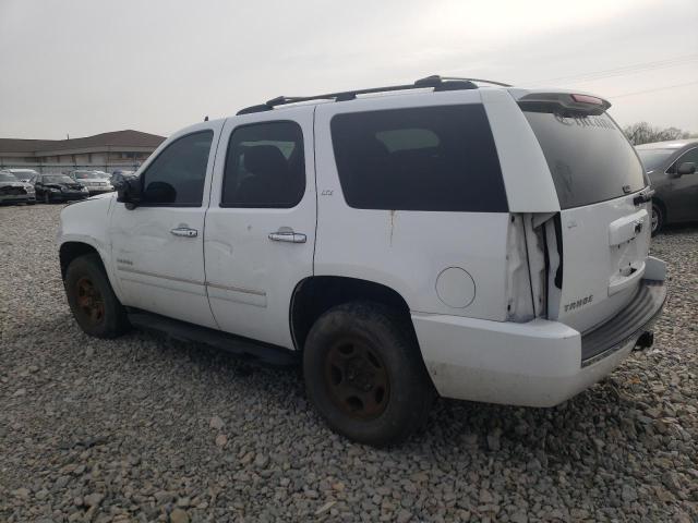 1GNSKCE0XBR252227 - 2011 CHEVROLET TAHOE K1500 LTZ WHITE photo 2