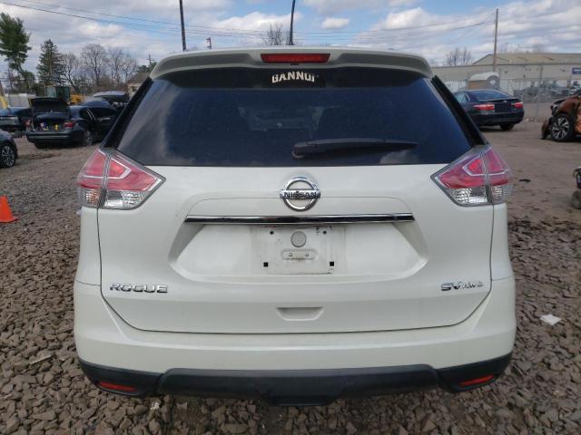 KNMAT2MV7GP657683 - 2016 NISSAN ROGUE S WHITE photo 6