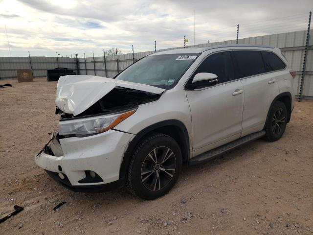 5TDJKRFH7GS329284 - 2016 TOYOTA HIGHLANDER XLE 白色 照片 1