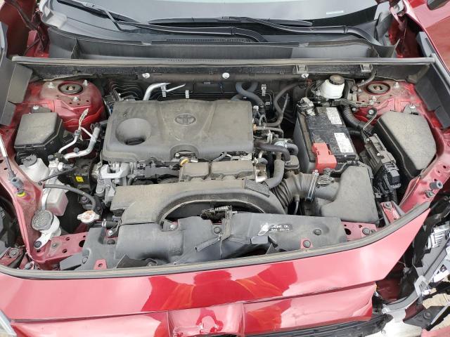 2T3P1RFV0MW163011 - 2021 TOYOTA RAV4 XLE RED photo 11