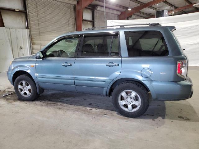 5FNYF18437B020253 - 2007 HONDA PILOT EX TURQUOISE photo 2