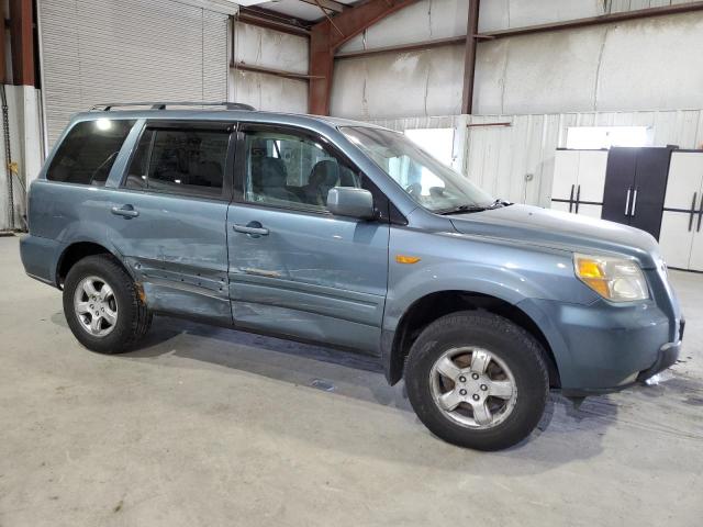 5FNYF18437B020253 - 2007 HONDA PILOT EX TURQUOISE photo 4