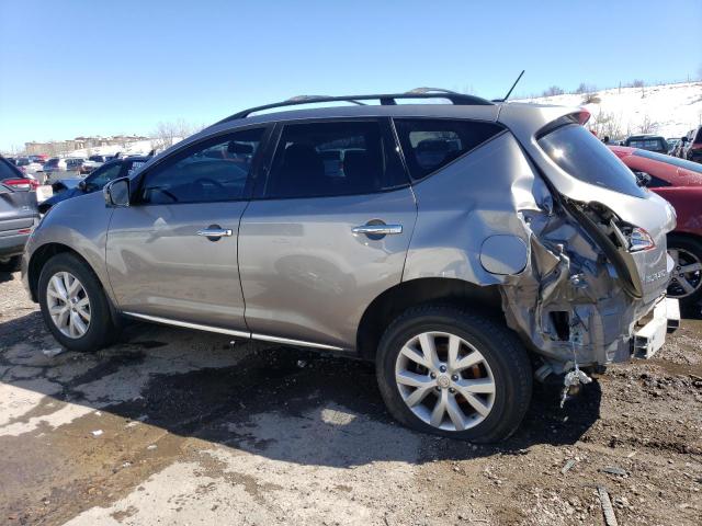 JN8AZ1MW7BW165689 - 2011 NISSAN MURANO S GRAY photo 2