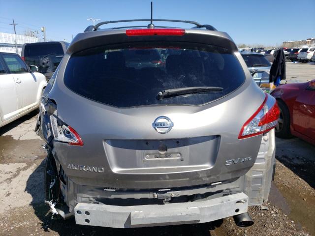 JN8AZ1MW7BW165689 - 2011 NISSAN MURANO S GRAY photo 6