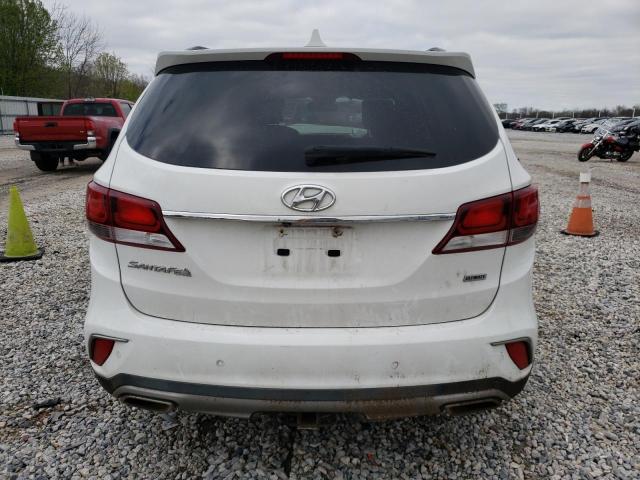 KM8SR4HF2HU252816 - 2017 HYUNDAI SANTA FE SE ULTIMATE WHITE photo 6