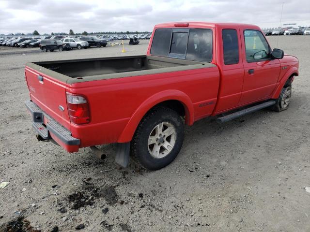 1FTZR45E52PB75685 - 2002 FORD RANGER SUPER CAB RED photo 3