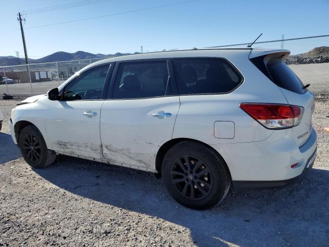 5N1AR2MN9EC728638 - 2014 NISSAN PATHFINDER S WHITE photo 2