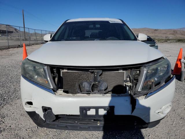 5N1AR2MN9EC728638 - 2014 NISSAN PATHFINDER S WHITE photo 5