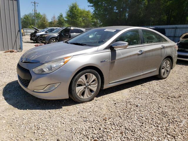 KMHEC4A41DA091703 - 2013 HYUNDAI SONATA HYBRID SILVER photo 1