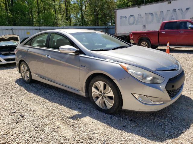 KMHEC4A41DA091703 - 2013 HYUNDAI SONATA HYBRID SILVER photo 4