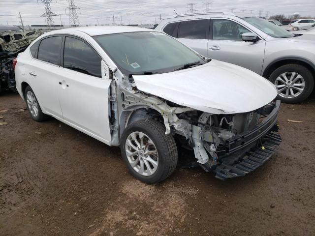 3N1AB7APXKY422615 - 2019 NISSAN SENTRA S WHITE photo 4