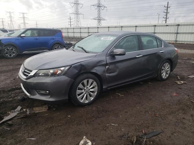 1HGCR2F8XDA277543 - 2013 HONDA ACCORD EXL GRAY photo 1