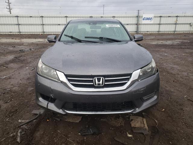 1HGCR2F8XDA277543 - 2013 HONDA ACCORD EXL GRAY photo 5