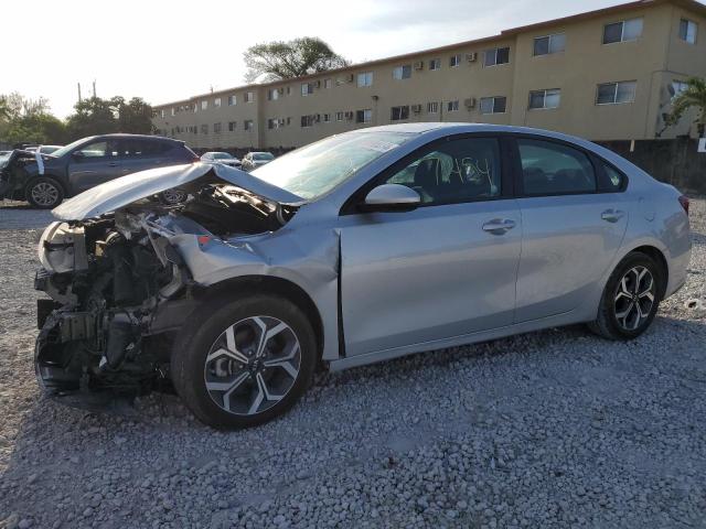 3KPF24AD4ME309481 - 2021 KIA FORTE FE SILVER photo 1