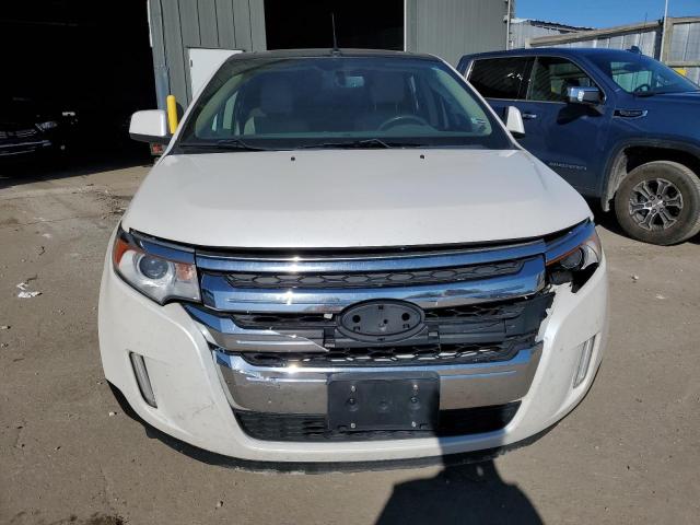 2FMDK3JC1BBA35603 - 2011 FORD EDGE SEL WHITE photo 5