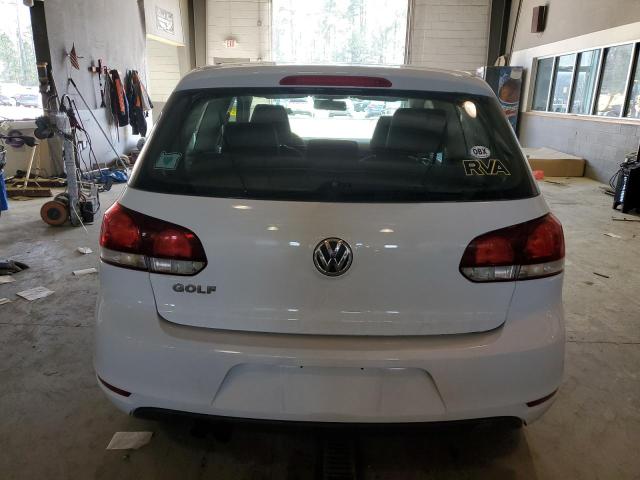 WVWBB7AJ4BW083032 - 2011 VOLKSWAGEN GOLF WHITE photo 6