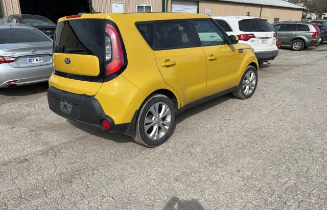 KNDJP3A58E7092646 - 2014 KIA SOUL + YELLOW photo 4