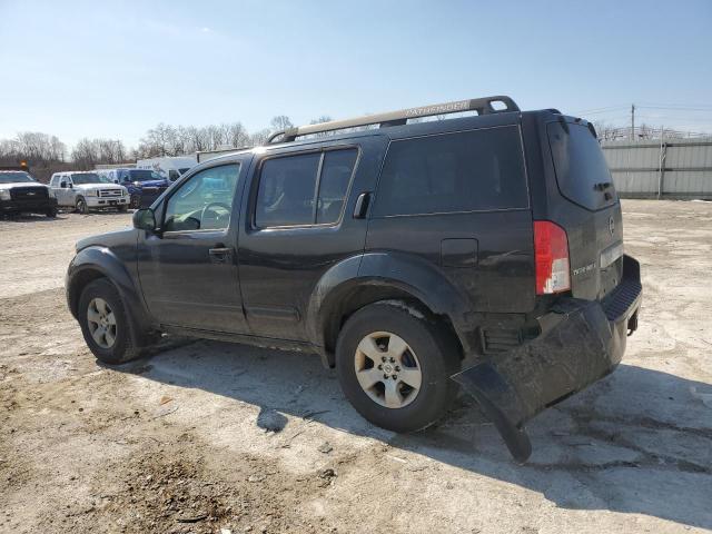 5N1AR18U75C781219 - 2005 NISSAN PATHFINDER LE შავი ფოტო 2