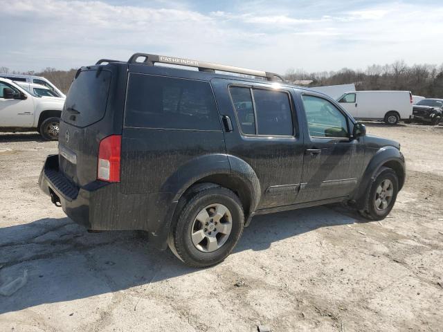 5N1AR18U75C781219 - 2005 NISSAN PATHFINDER LE შავი ფოტო 3