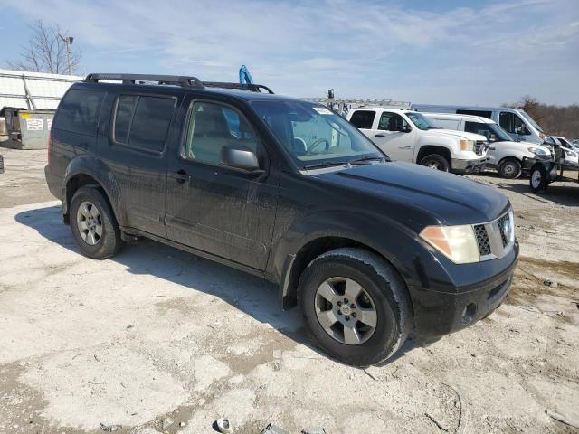 5N1AR18U75C781219 - 2005 NISSAN PATHFINDER LE შავი ფოტო 4