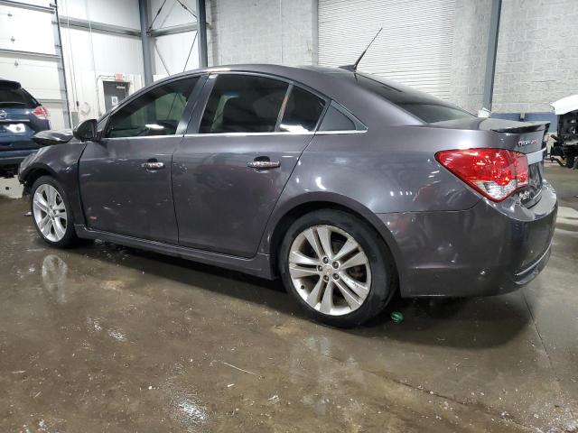 1G1PH5S90B7219561 - 2011 CHEVROLET CRUZE LTZ GRAY photo 2