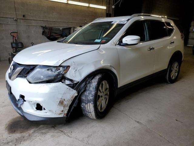 5N1AT2MV9EC782670 - 2014 NISSAN ROGUE S WHITE photo 1