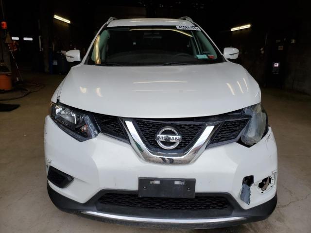 5N1AT2MV9EC782670 - 2014 NISSAN ROGUE S WHITE photo 5