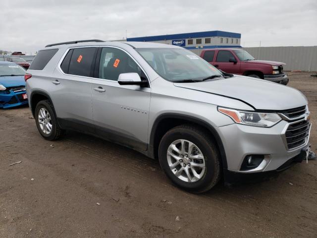 1GNEVHKW9MJ210644 - 2021 CHEVROLET TRAVERSE LT SILVER photo 4