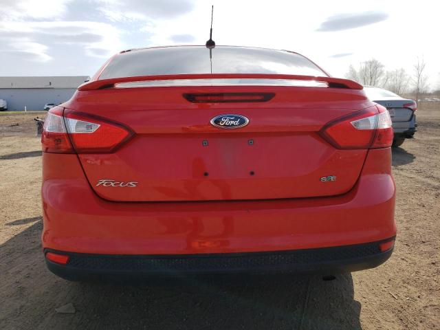 1FAHP3F20CL188617 - 2012 FORD FOCUS SE RED photo 6