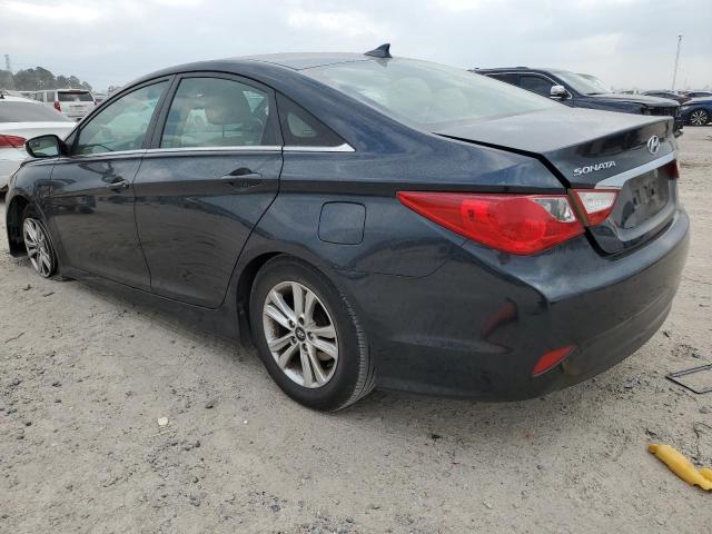 5NPEB4ACXEH928747 - 2014 HYUNDAI SONATA GLS BLUE photo 2