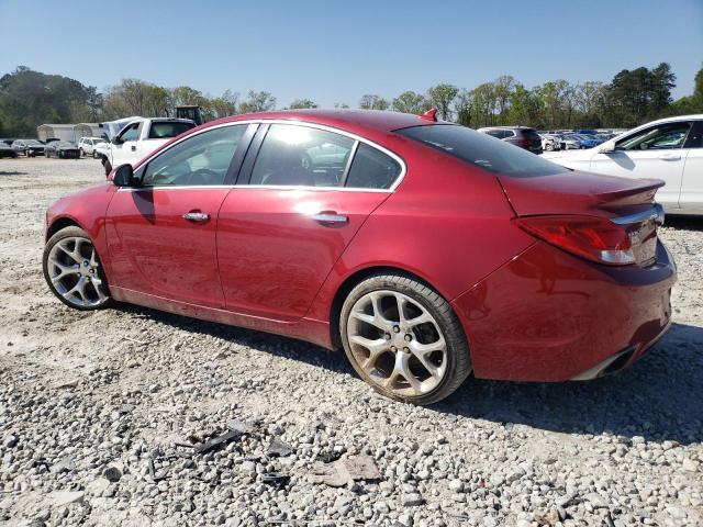 2G4GV5GV5D9144357 - 2013 BUICK REGAL GS RED photo 2