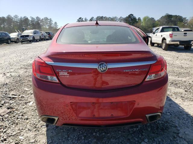 2G4GV5GV5D9144357 - 2013 BUICK REGAL GS Қызыл фото 6