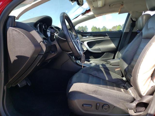 2G4GV5GV5D9144357 - 2013 BUICK REGAL GS Қызыл фото 7