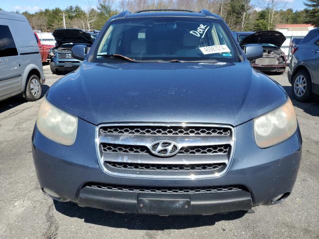 5NMSH73E67H003030 - 2007 HYUNDAI SANTA FE SE BLUE photo 5