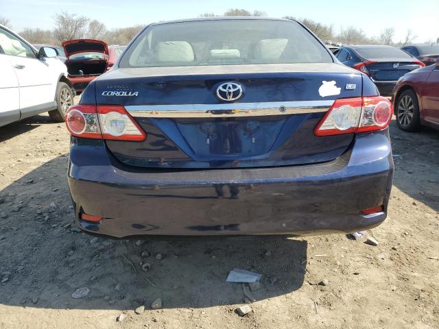 2T1BU4EE4DC112305 - 2013 TOYOTA COROLLA BASE BLUE photo 6