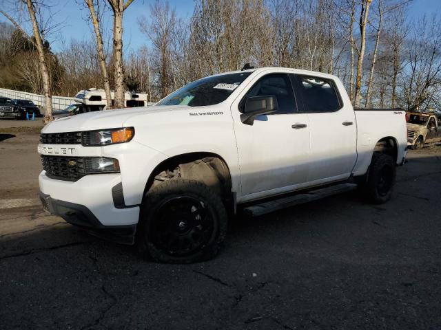 3GCPYBEK9MG286462 - 2021 CHEVROLET SILVERADO K1500 CUSTOM WHITE photo 1