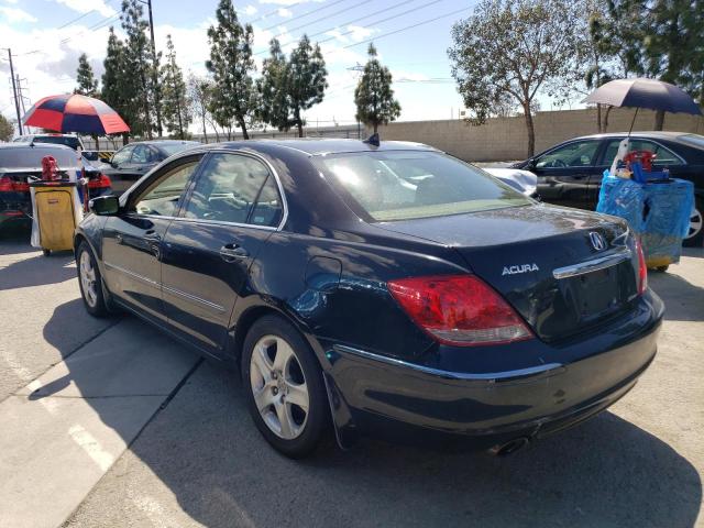 JH4KB16516C011509 - 2006 ACURA RL BLACK photo 2