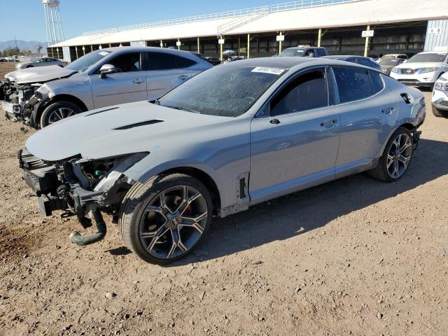 KNAE15LA4M6095649 - 2021 KIA STINGER GRAY photo 1