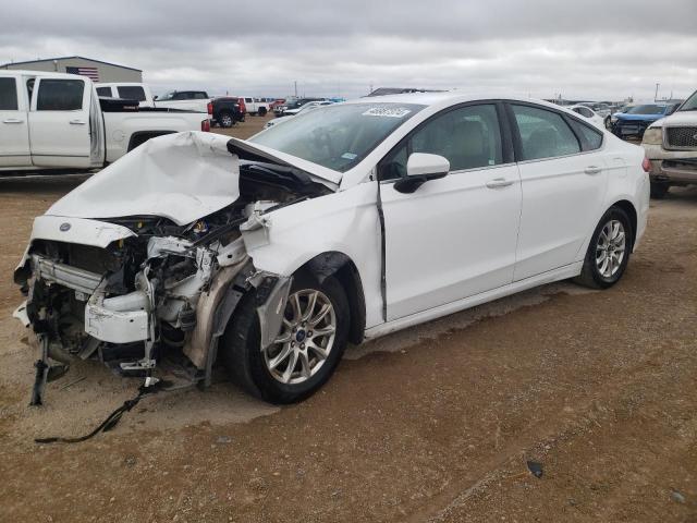 3FA6P0G73HR273931 - 2017 FORD FUSION S WHITE photo 1