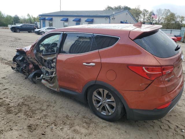 5XYZU3LB6DG106124 - 2013 HYUNDAI SANTA FE S ORANGE photo 2