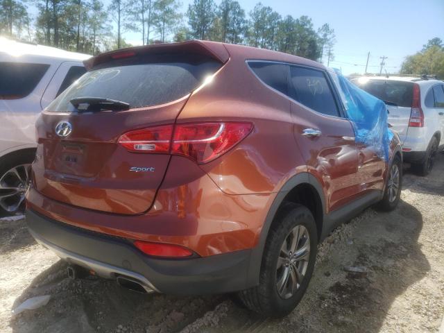 5XYZU3LB6DG106124 - 2013 HYUNDAI SANTA FE S ORANGE photo 3