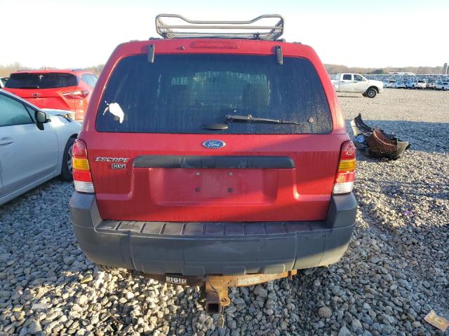 1FMYU93145KA05869 - 2005 FORD ESCAPE XLT RED photo 6