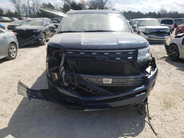 1FM5K7DH2HGA07250 - 2017 FORD EXPLORER XLT BLUE photo 5