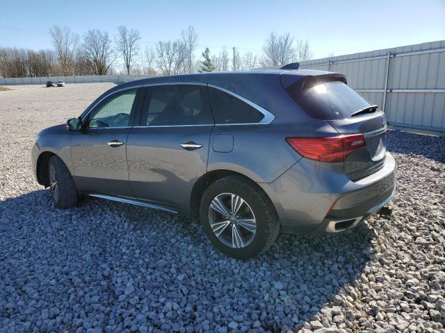 5J8YD4H31KL023996 - 2019 ACURA MDX CHARCOAL photo 2