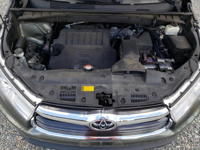 5TDJKRFH3FS223848 - 2015 TOYOTA HIGHLANDER XLE GREEN photo 12