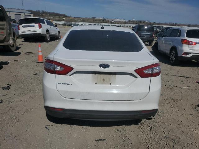 3FA6P0G73FR221941 - 2015 FORD FUSION S WHITE photo 6