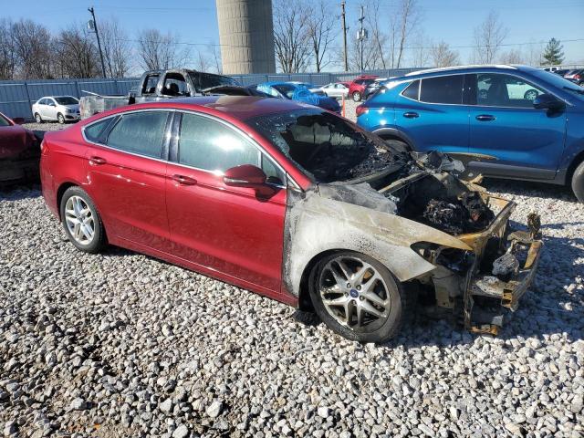 3FA6P0HR7DR218344 - 2013 FORD FUSION SE BURGUNDY photo 4