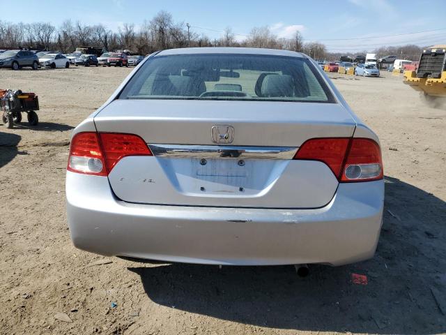 2HGFA16909H357420 - 2009 HONDA CIVIC EXL ვერცხლისფერი ფოტო 6