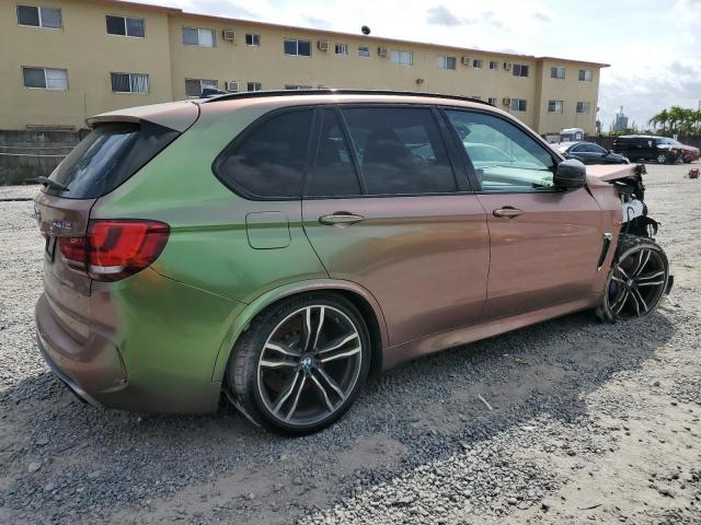 5YMKT6C30H0U39498 - 2017 BMW X5 M GREEN photo 3